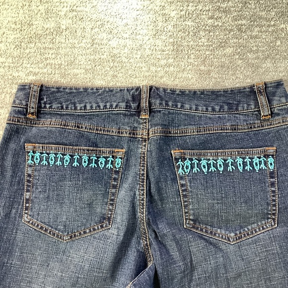 Ann Taylor Loft Boot Leg Beaded Jeans Sz. 10P - Picture 7 of 7